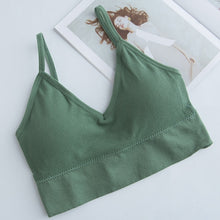 Load image into Gallery viewer, Green Lounge Sports Bra
