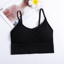 Load image into Gallery viewer, Black Lounge Sports Bra
