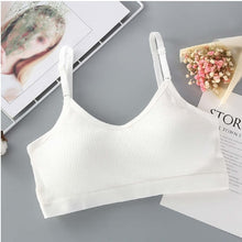 Load image into Gallery viewer, White Lounge Sports Bra
