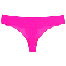 Lade das Bild in den Galerie-Viewer, Low-Waist Hot Pink Seamless Thong - XL
